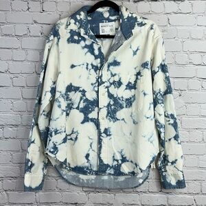 WEAR CISCO Unisex Tie Dye Denim Chambray Top Shirt Jacket, Size XS/S, NWT